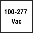 input 100-277 Vac